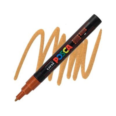 Marcador Acrílico Bronce PC-3M Posca