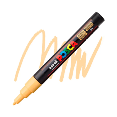 Marcador Acrílico Albaricoque PC-3M Punta Fina Posca1