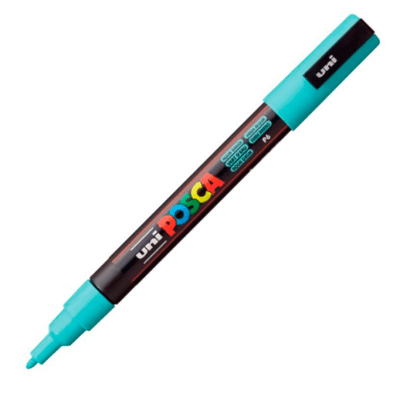 Marcador Acrílico Verde Marino PC-3M 0.9-1.3mm Posca