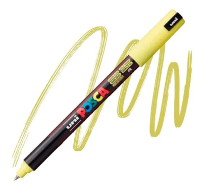 Marcador Acrílico Amarillo Sol PC-1MR 0.7mm Posca
