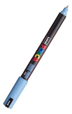 Marcador Acrílico Azul Glaciar PC-1MR 0.7mm Posca
