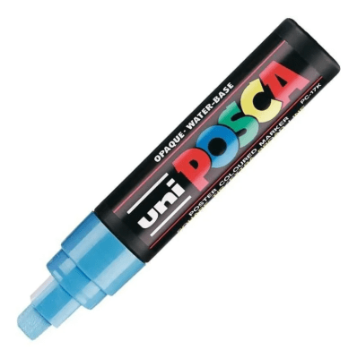 Marcador Acrílico Azul Claro PC-17K 15mm Posca