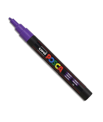 Marcador Acrílico Violeta PC-3M Punta Fina Posca