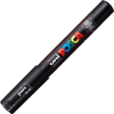 Marcador Acrílico Negro 5M 1.8-2.5mm Posca