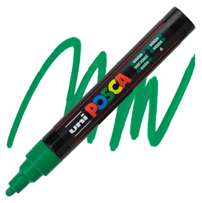 Marcador Acrílico Verde PC-5M 1.8-2.5mm Posca