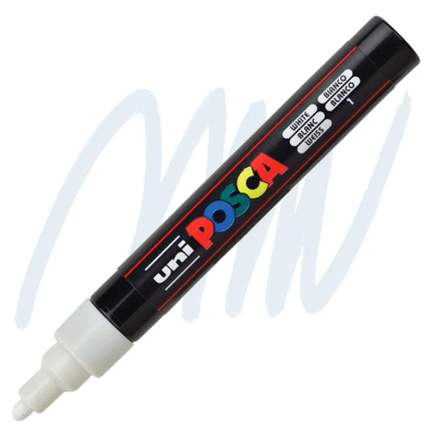 Marcador Acrílico Blanco PC-5M Punta Media Posca
