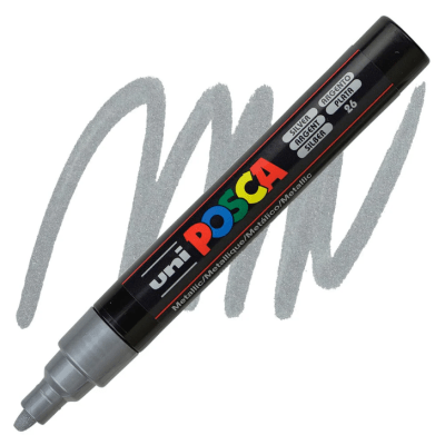 Marcador Acrílico Plateado 5M 1.8-2.5mm Posca