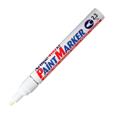 Marcador Óleo Paint Marker 400XF Blanco Punta Media Artline