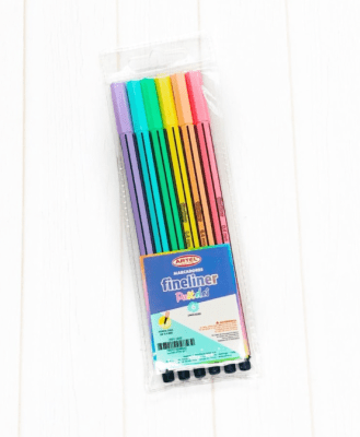 Set 6 Fineliners Pasteles