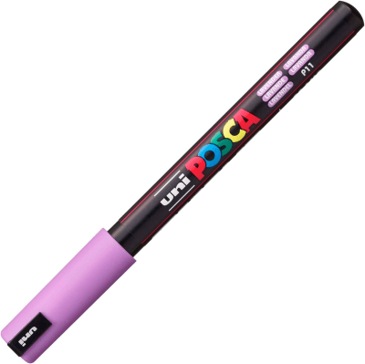 Marcador Acrílico Lavanda PC-1M Punta Extra Fina Posca