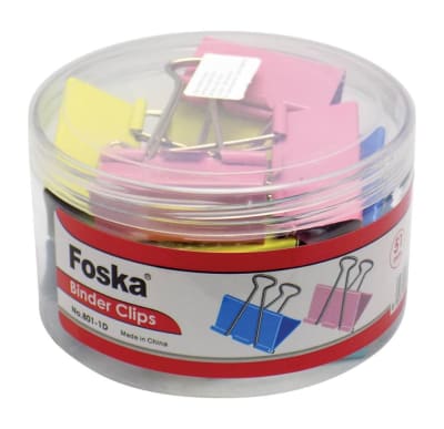 12 Clips de carpeta de colores de 51 mm1