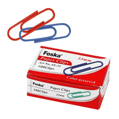 Clips Colores 33mm 100 und AS-34 Foska