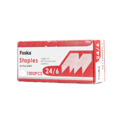 Corchetes grapas 24/6 1000 unidades Foska