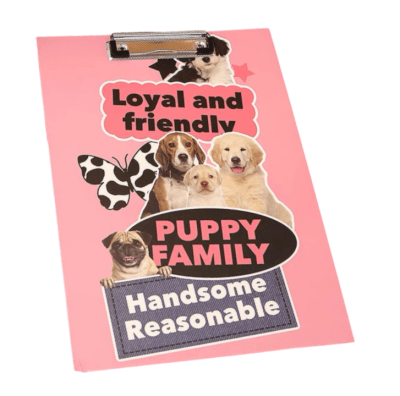 Lindo portapapeles perritos1