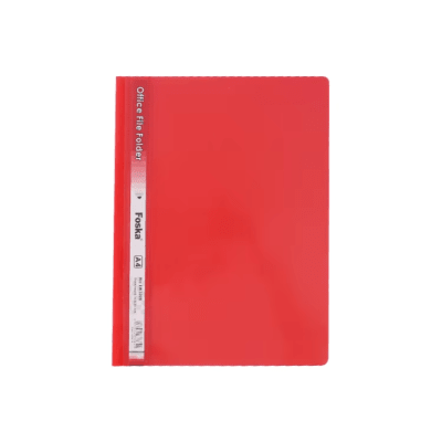 Carpeta Plástica con Gusano A4 Roja LW320B FOSKA
