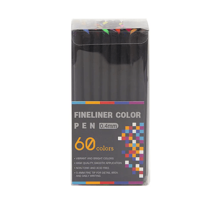 60 fineliner tiralineas de colores1