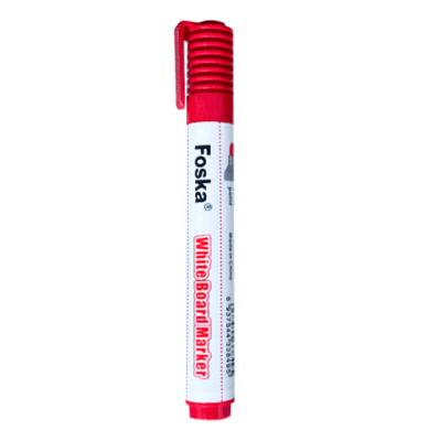 Plumón Pizarra Rojo Punta Redonda Foska