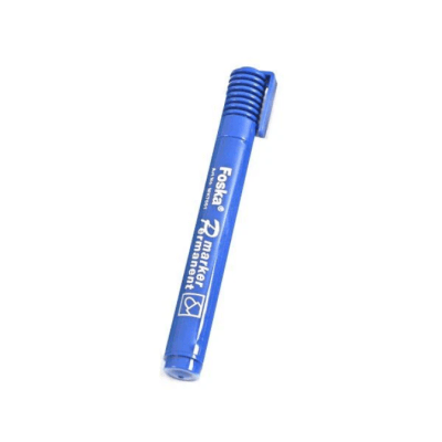 Marcador permanente azul punta redonda MK7001(BLUE) Foska