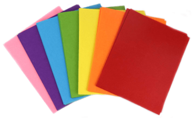 Fieltro Paño Lenci A4 10 Colores 160g HM5002 Foska