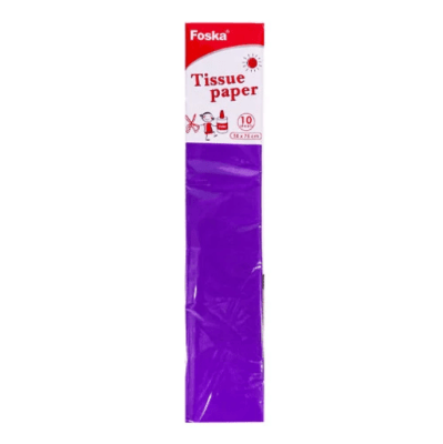 Papel de Seda Morado 50x70cm Foska
