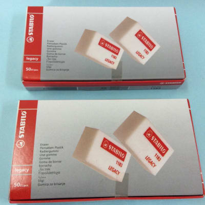 Pack 50 gomas stabilo legacy pequeñas
