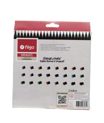Lápices Colores Madera 24 und Surtido Filgo