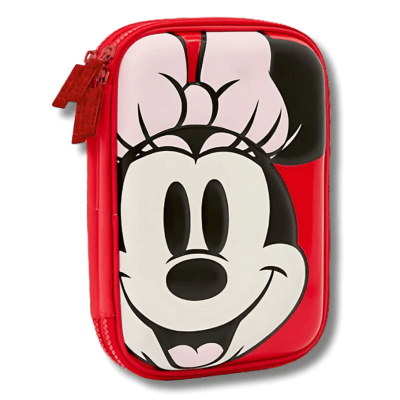 Estuche Doble Cierre Eva Minnie Mouse Mooving