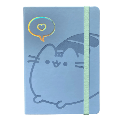 Libreta A5 Tapa Dura Rayada Pusheen Mooving1