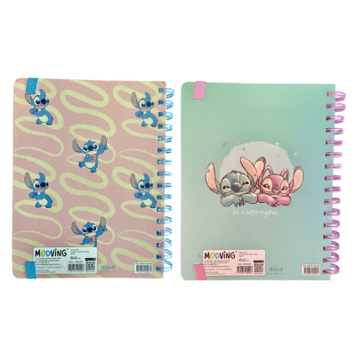 Libreta espiral Stitch hojas lineadas 96hjs A5 MOOVING