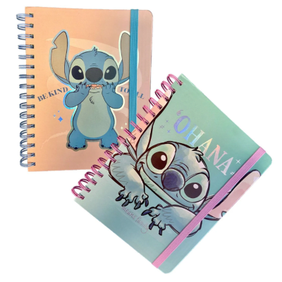 Libreta espiral Stitch hojas lineadas 96hjs A5 MOOVING1