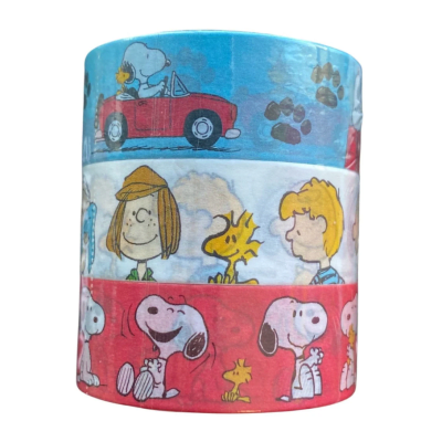Set Washi Tape Snoopy 1.5cm x 3m 3 Unidades Mooving