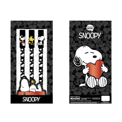 Set 3 Bolígrafos Roller Snoopy Mooving