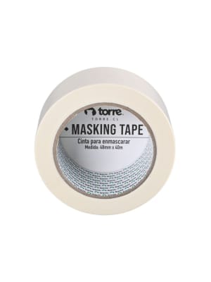 Cinta Masking Crema 48mm x 40m Torre