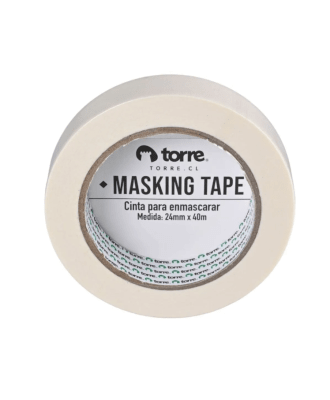 Cinta Masking Crema 24mm x 40m Torre