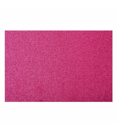 Goma Eva Glitter 40x60cm 2mm Fucsia Torre