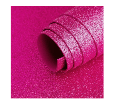 Goma Eva Glitter 40x60cm 2mm Fucsia Torre