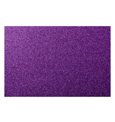 Goma Eva Glitter 40x60cm 2mm Morada Torre