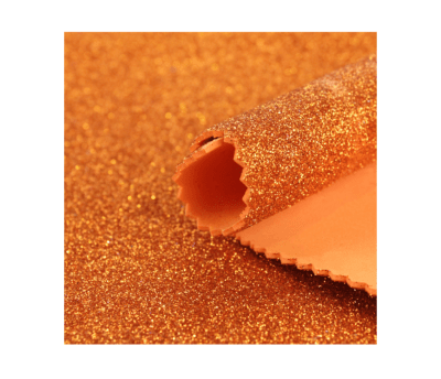 Goma Eva Glitter 40x60cm 2mm Naranja Torre