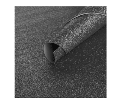 Goma Eva Glitter 40x60cm 2mm Negra TORRE