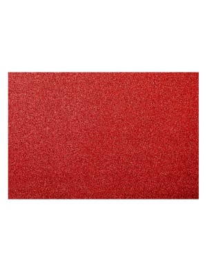 Goma Eva Glitter 40X60cm 2mm Roja TORRE1