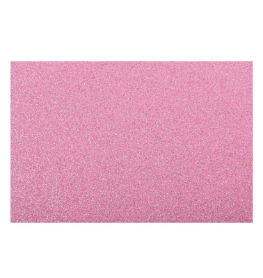 Goma Eva Glitter 40x60cm 2mm Rosada Torre