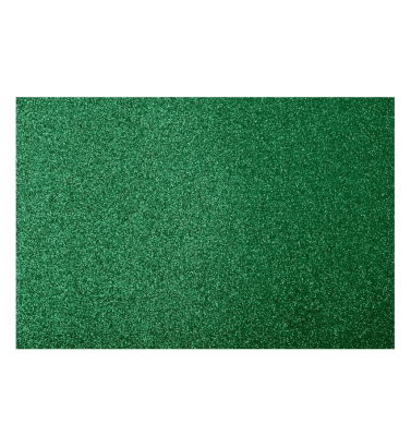 Goma Eva Glitter 40x60cm 2mm Verde TORRE1
