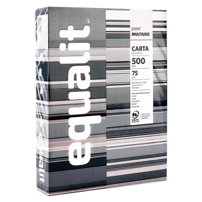 Resma Papel Fotocopia Oficio 75g Equalit