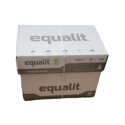 Resma Papel Fotocopia Oficio 75g Equalit