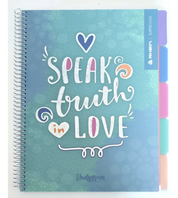 Cuaderno Carta Rhein Studygram Triple 150hj 7mm Tapa Dura