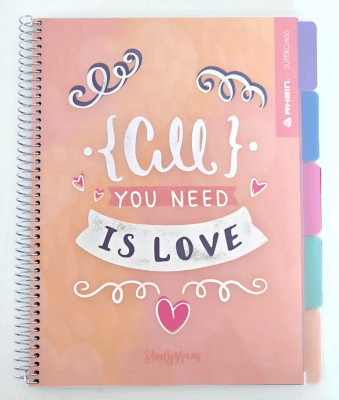 Cuaderno Carta Rhein Studygram Triple 150hj 7mm Tapa Dura