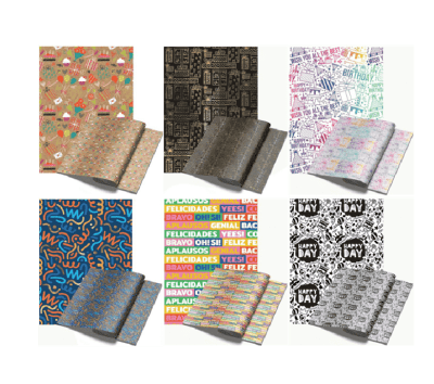 Papel de Regalo Premium Pliego Village