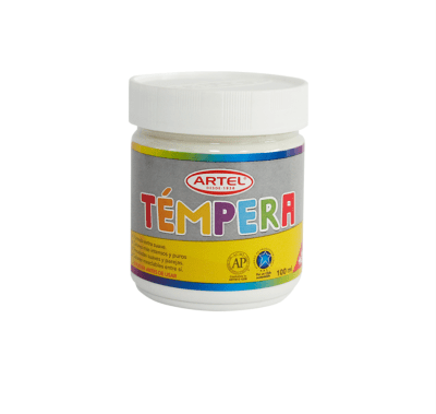 Témpera 100ml Blanco Artel