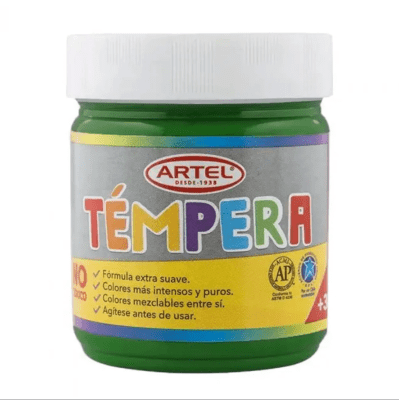 Témpera 100ml Verde Claro Artel