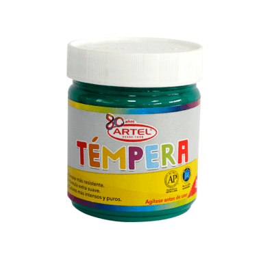 Témpera 100ml Verde Oscuro Artel